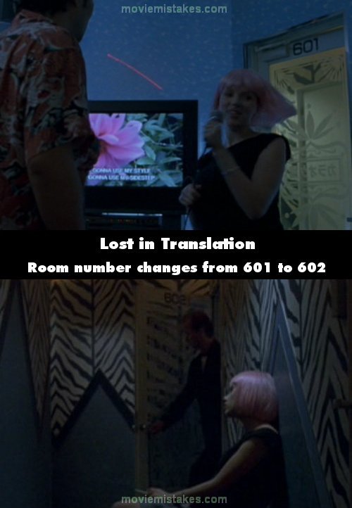 Lost in Translation mistake picture