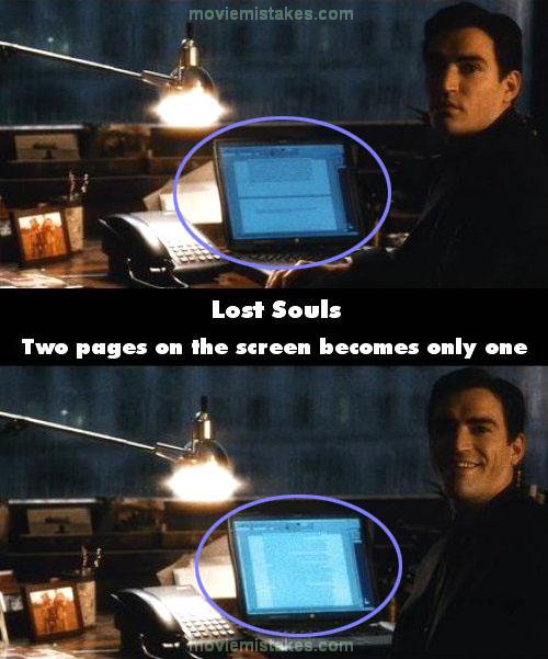 Lost Souls mistake picture