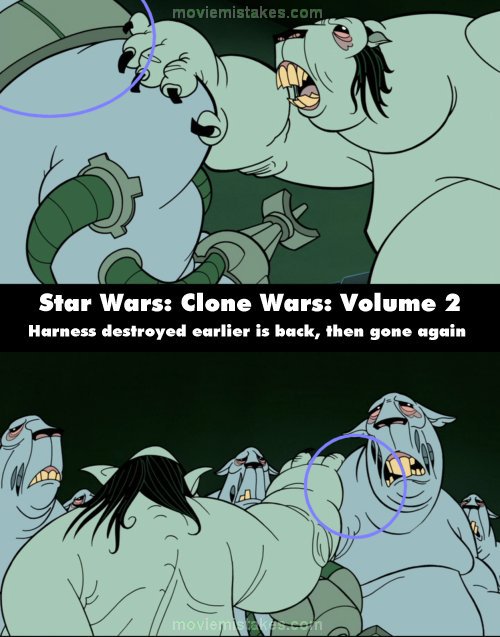 Star Wars: Clone Wars (2003) TV mistake picture (ID 101993)