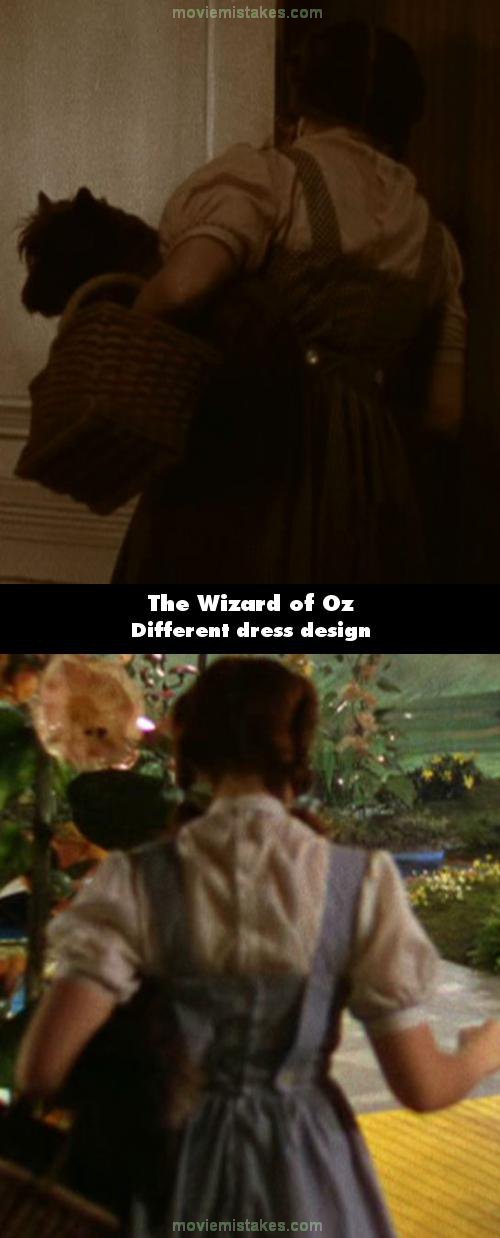 The Wizard of Oz (1939) movie mistake picture (ID 117036)