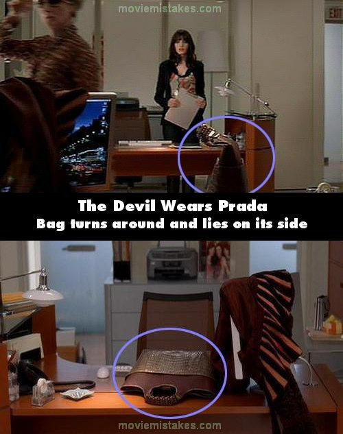 The Devil Wears Prada (2006) movie mistake picture (ID 117535)