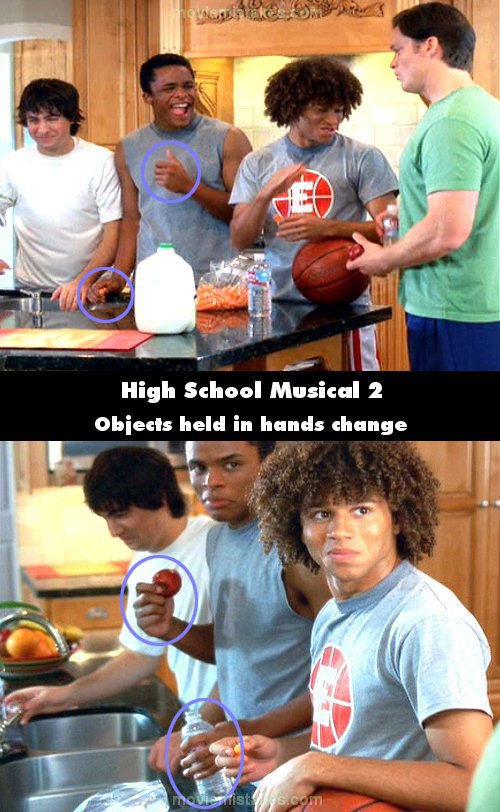 High School Musical 2 (2007) movie mistake picture (ID 130664)