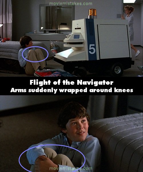 Flight of the Navigator (1986) movie mistake picture (ID 