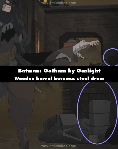 Batman: Gotham by Gaslight (2018) movie mistake picture (ID 293843)
