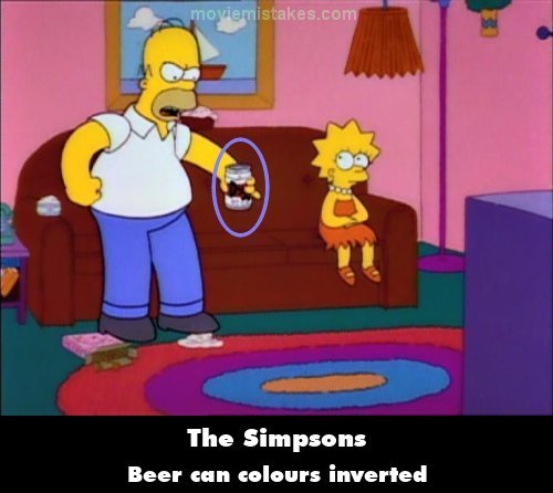 The Simpsons (1989) TV Mistake Picture (ID 347578)