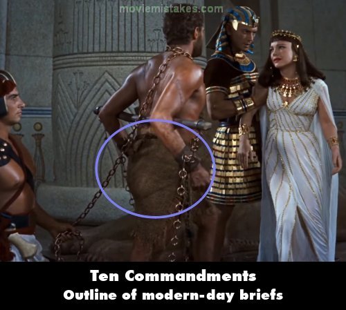 Ten Commandments Movie Mistake Picture Id