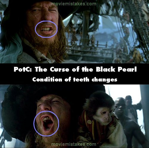 Pirates Of The Caribbean: The Curse Of The Black Pearl (2003) Movie Mistake Picture (Id 40489)