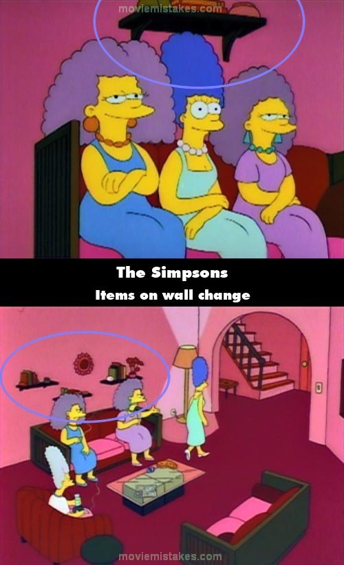 The Simpsons (1989) TV Mistake Picture (ID 44006)