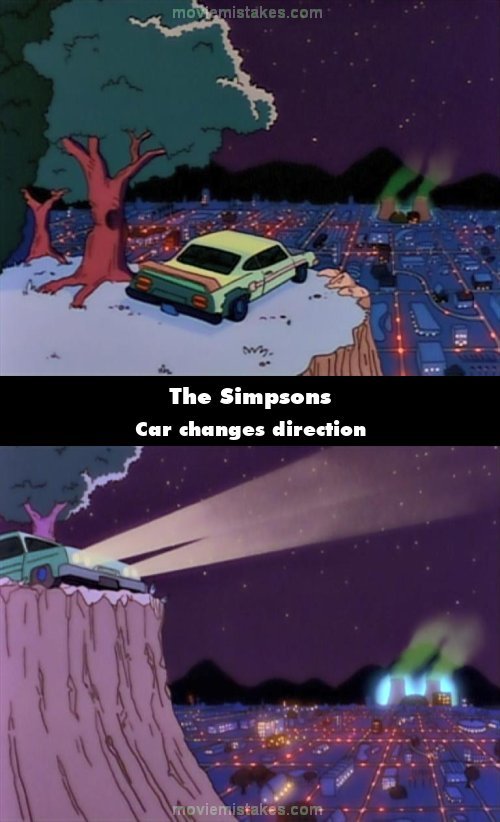 The Simpsons (1989) TV Mistake Picture (ID 44889)