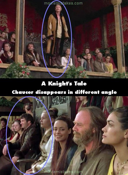 A Knight's Tale (2001) movie mistakes, goofs and bloopers