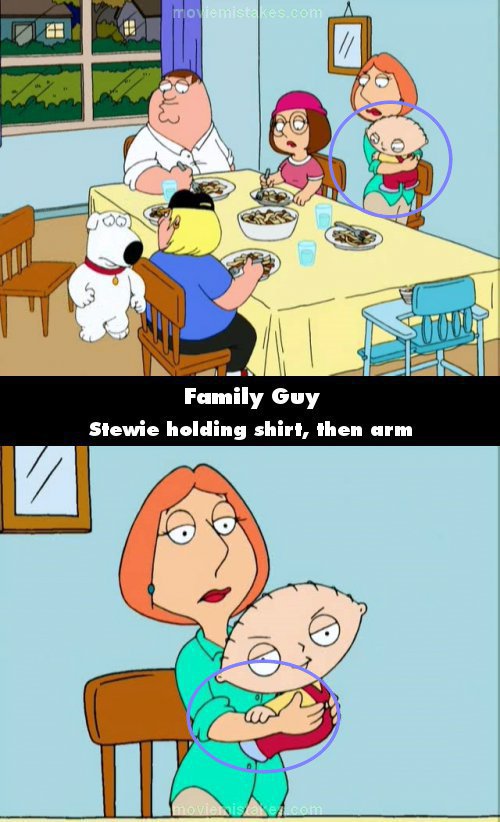 Family Guy (1999) TV mistake picture (ID 55817)