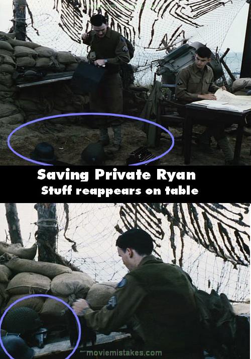 Saving Private Ryan (1998) movie mistake picture (ID 6726)