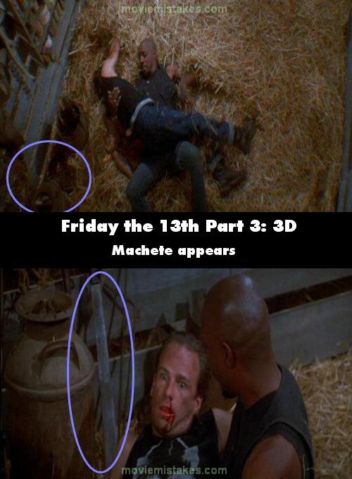 Friday the 13th Part 3: 3D (1982) movie mistake picture ...