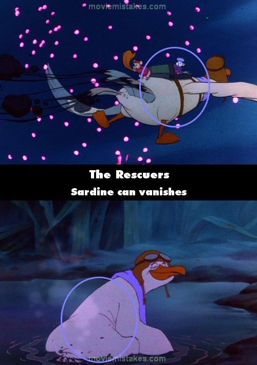 The Rescuers (1977) movie mistake picture (ID 99759)