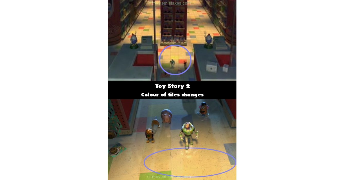 Toy Story 2 (1999) movie mistake picture (ID 14007)