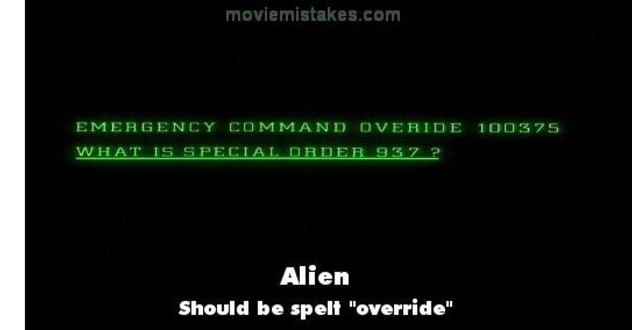 Alien (1979) movie mistake picture (ID 186)