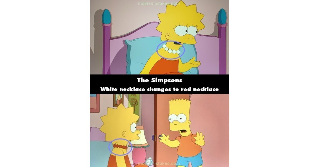 The Simpsons (1989) TV Mistake Picture (ID 199496)