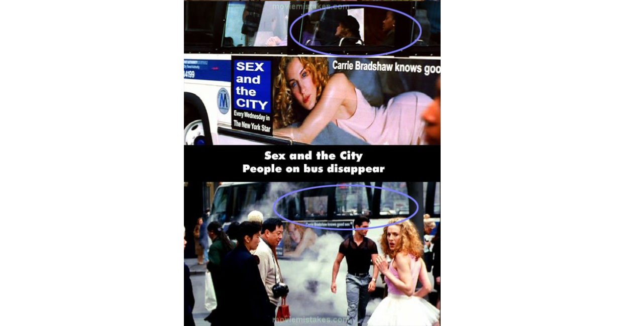 Sex and the City (1998) TV mistake picture (ID 20915)