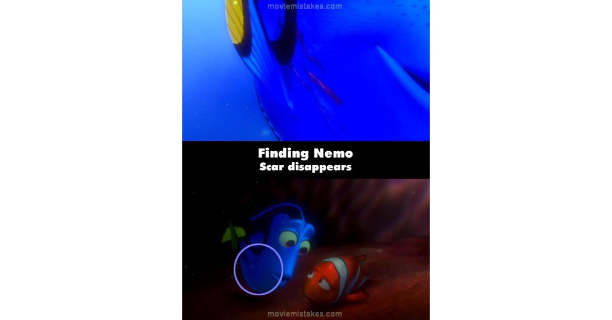 Finding Nemo Movie Mistake Picture ID