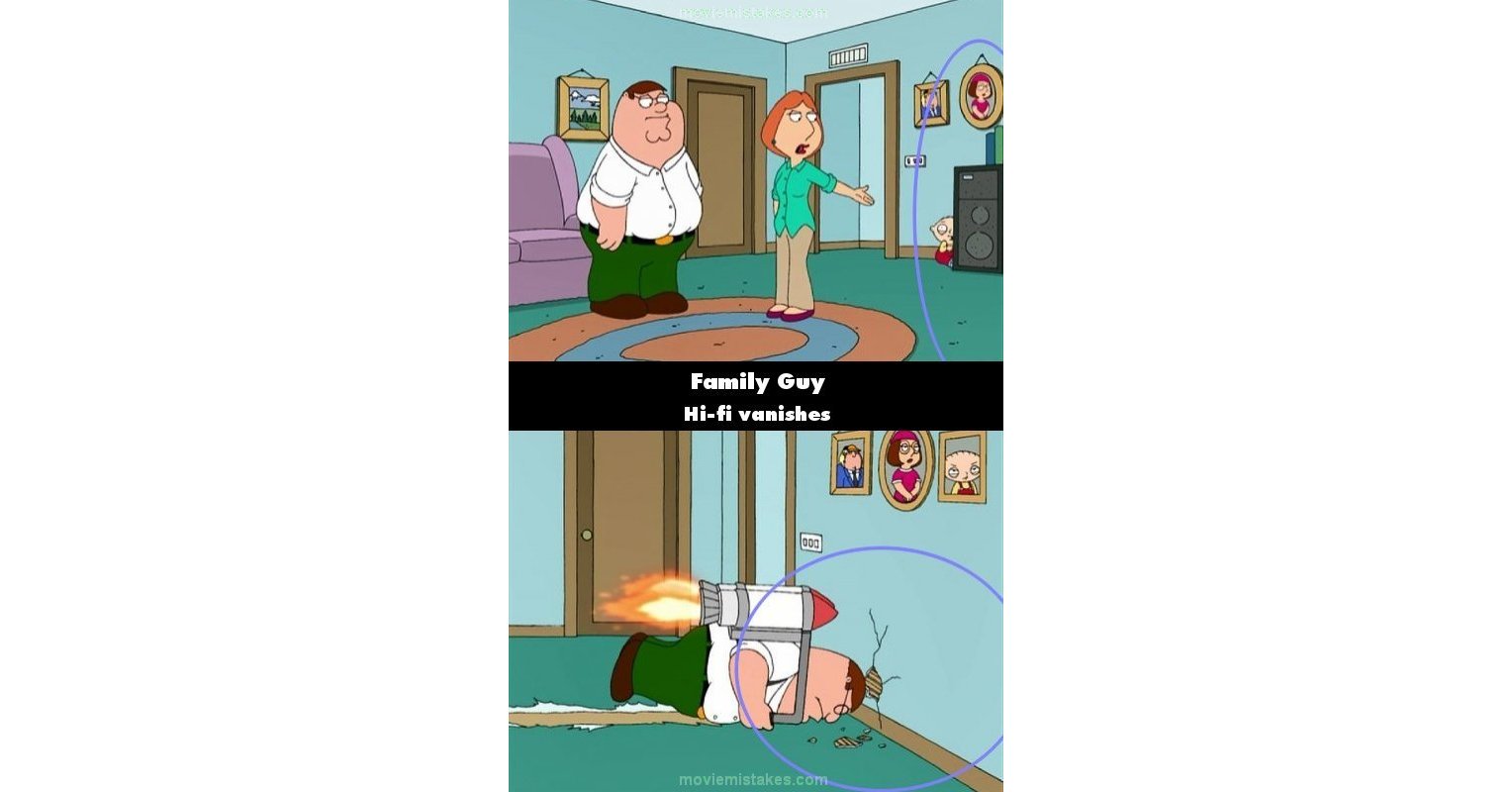 Family Guy (1999) TV mistake picture (ID 324270)