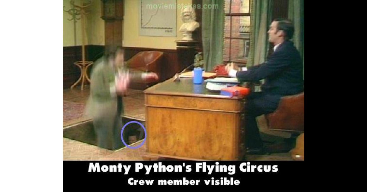 Monty Python's Flying Circus (1969) TV Mistake Picture (ID 57385)