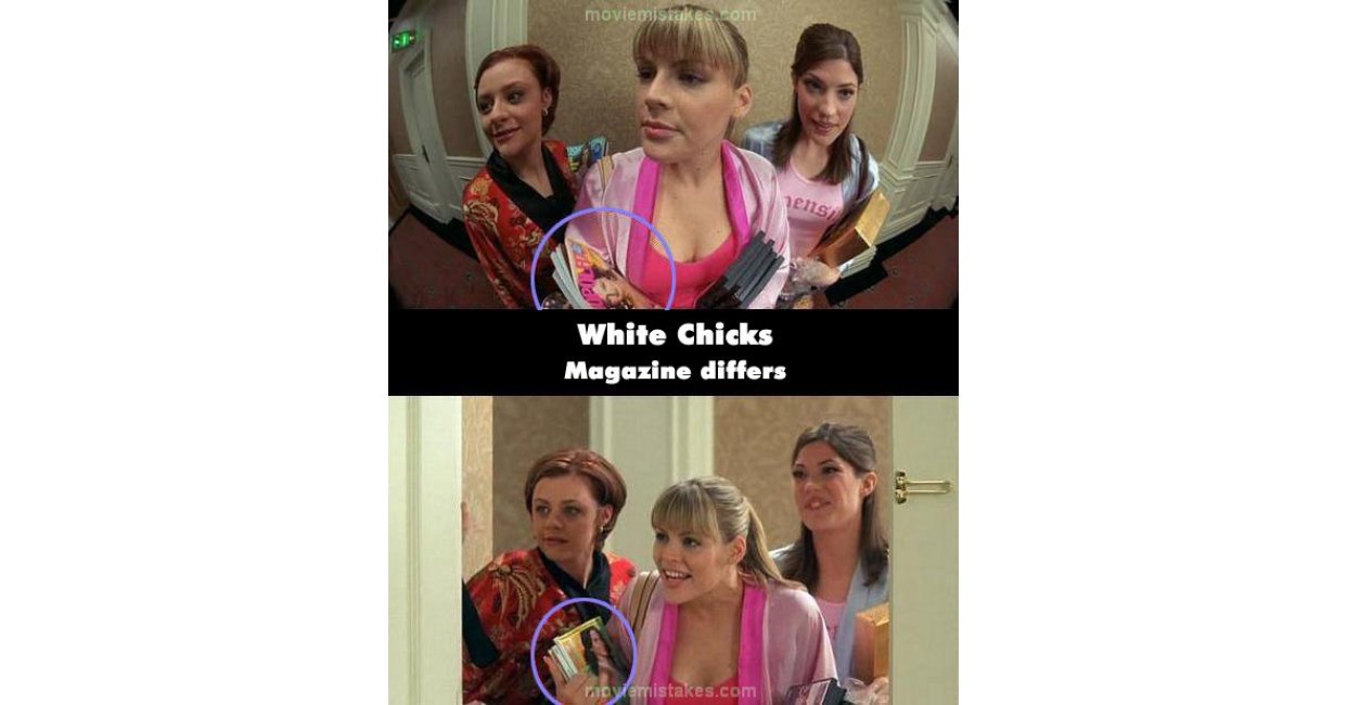 White Chicks (2004) movie mistake picture (ID 83452)