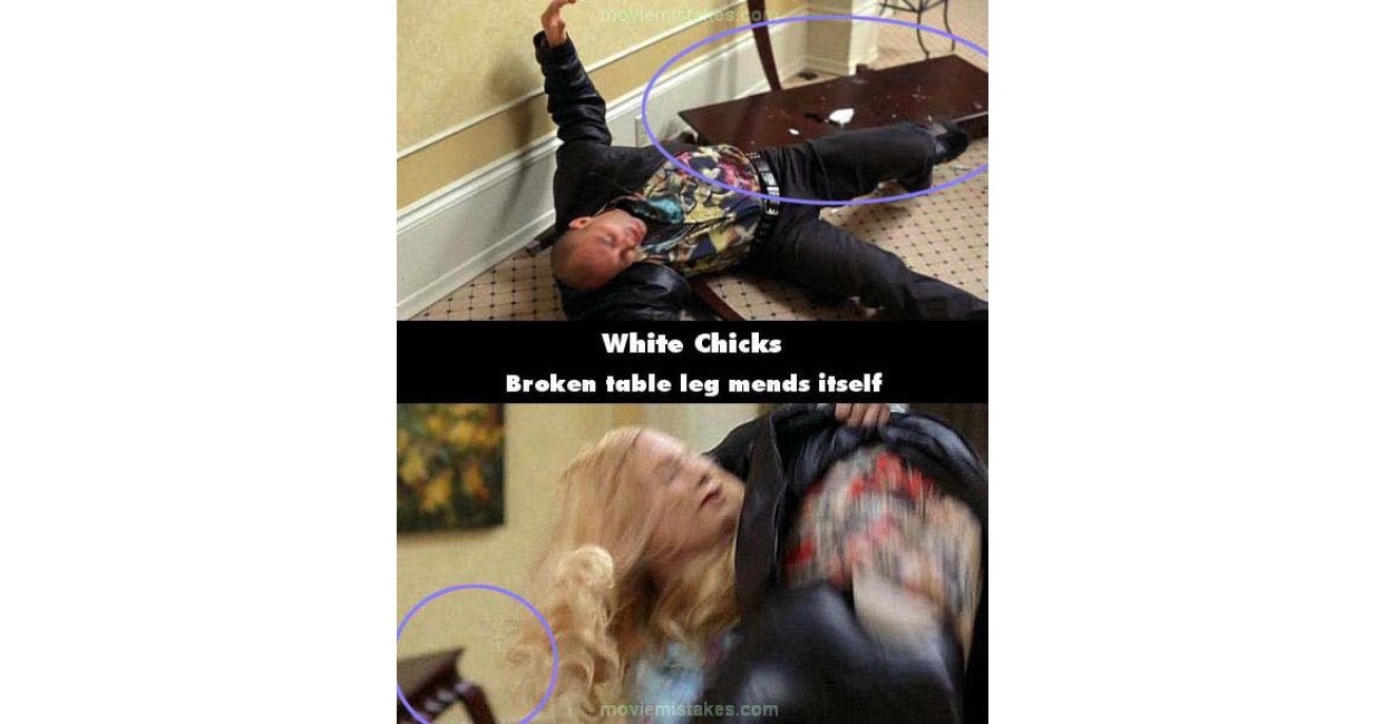 White Chicks (2004) movie mistake picture (ID 78567)