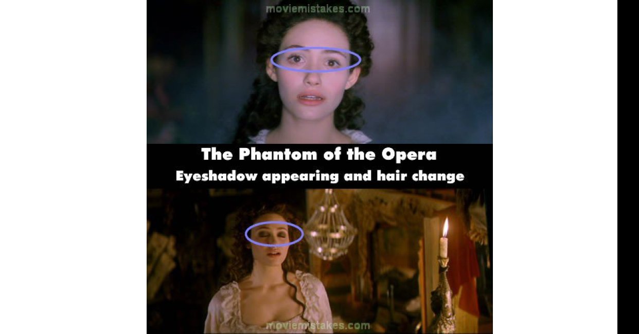 the phantom of the opera 2004 trivia