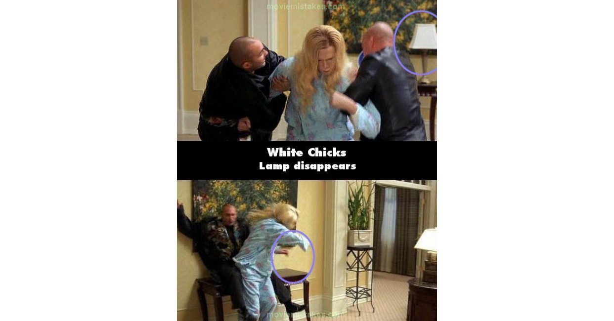 White Chicks (2004) movie mistake picture (ID 78567)