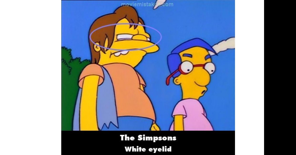 The Simpsons (1989) TV Mistake Picture (ID 85882)