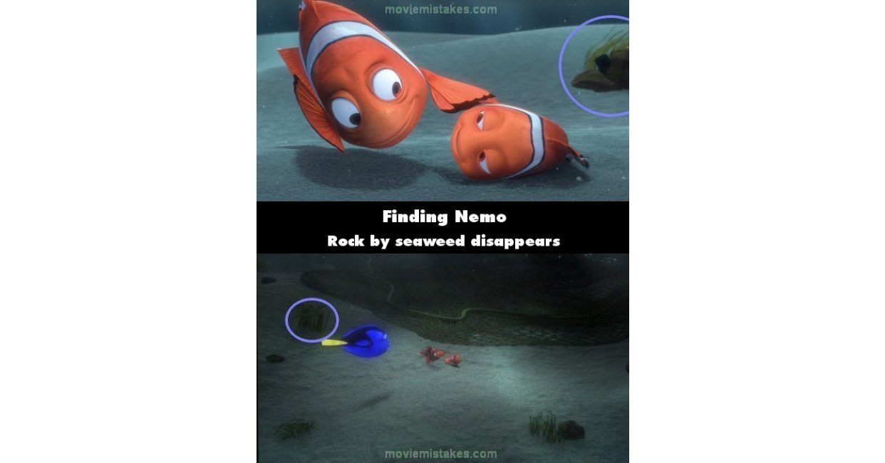 Finding Nemo Movie Mistake Picture Id