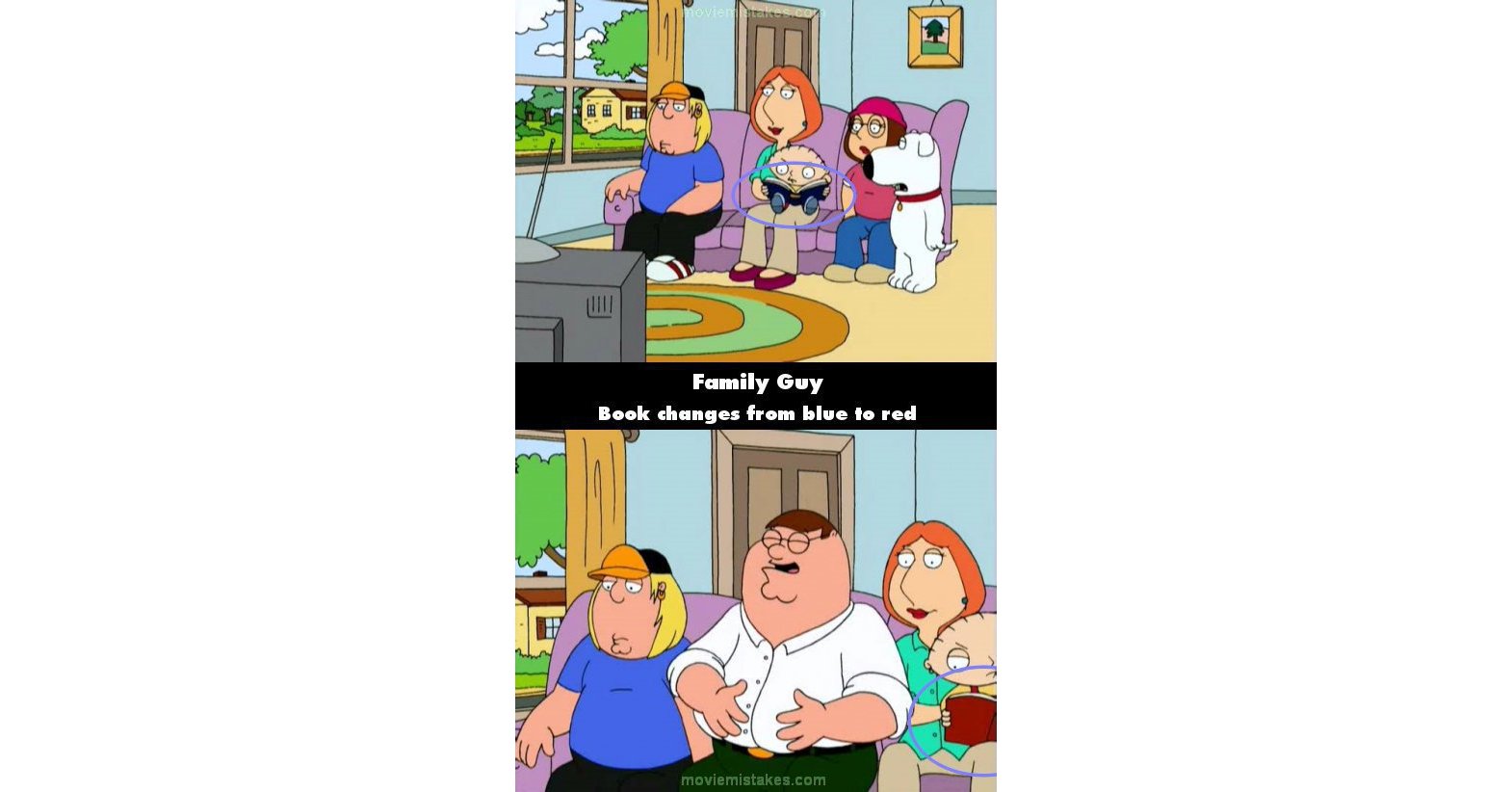 Family Guy (1999) TV mistake picture (ID 99507)