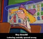 Hey Arnold! mistake picture