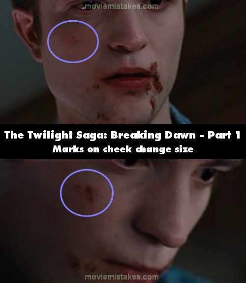 The Twilight Saga: Breaking Dawn - Part 1 mistake picture