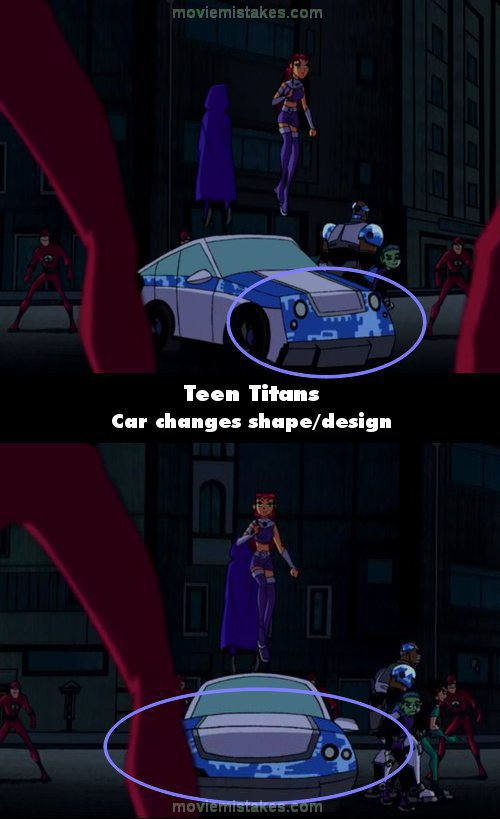 Teen Titans mistake picture