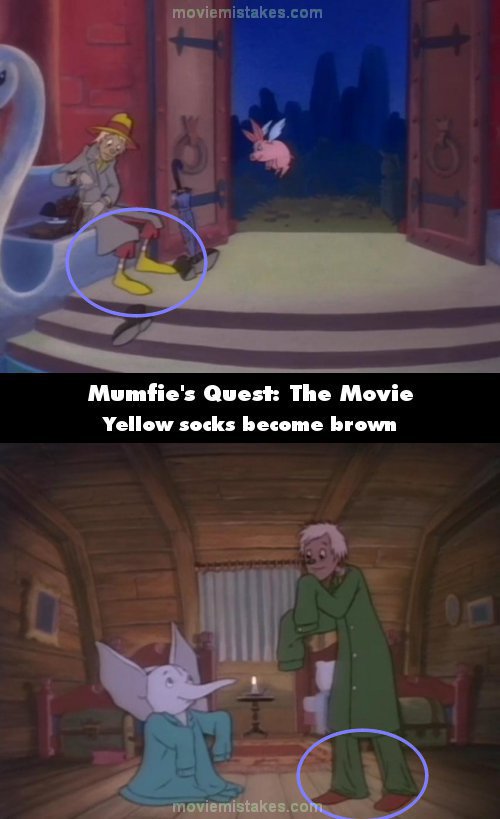 Mumfie's Quest: The Movie mistake picture