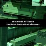 The Matrix Reloaded mistake picture