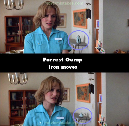 Forrest Gump mistake picture