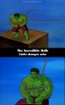 The Incredible Hulk mistake picture