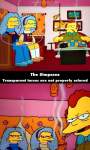 The Simpsons mistake picture