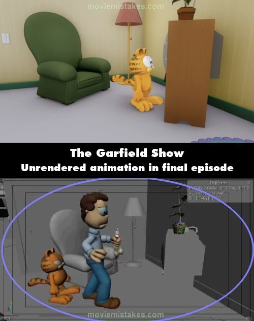 The Garfield Show mistake picture