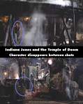 Indiana Jones and the Temple of Doom mistake picture