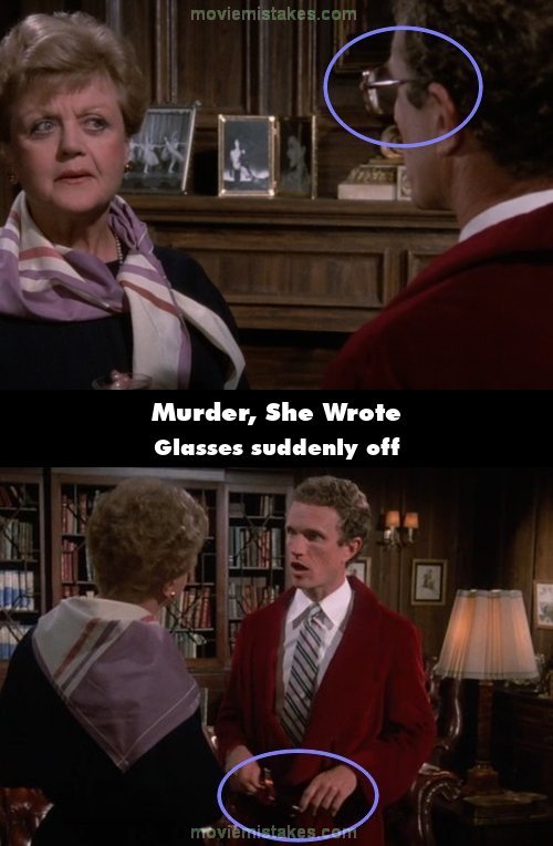 Murder, She Wrote mistake picture