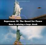 Superman IV: The Quest for Peace mistake picture