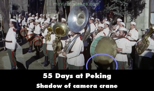 55 Days at Peking mistake picture