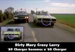 Dirty Mary Crazy Larry mistake picture