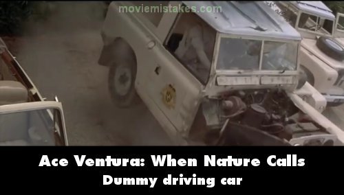 Ace Ventura: When Nature Calls mistake picture